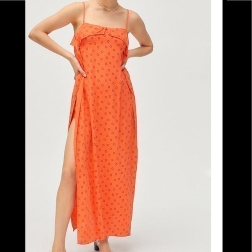 UO Sleek and Sassy T-Strap Dress Size XS
